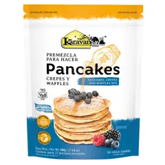 KARAVANSAY - Premezcla para hacer pancakes crepes y waffles x500 gr