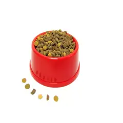 HALLY PET - Comedero Orejas Largas D 18 Cm A. 8,5 CM Rojo