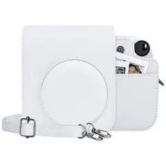 GENERICO - Estuche para Cámara Fujifilm Instax Mini 12 - Blanco Arcilla