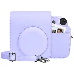 GENERICO - Estuche para Cámara Fujifilm Instax Mini 12 - Lila