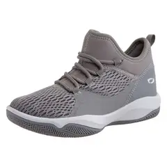 JACK&JONES - Tenis clutch para niños cross trekkers 190054 gris claro