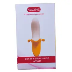 GENERICO - Vibrador Punto G Silicona Banana 10 velocidades recargable