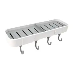 ESSENZA - Organizador de Baño con Ganchos, Capacidad 3 Kg