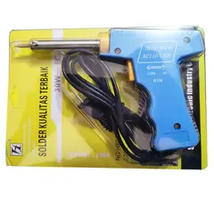 GENERICO - Cautín tipo pistola 30W y 80W doble potencia electrónica reparación