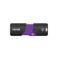 MAXELL - MEMORIA USB FLIX 32GB NEGRO/MORADO 3.0