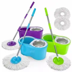 ONE PIXEL - Trapero Giratorio 360 Con Mopa Azul