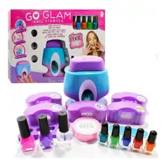 GENERICO - Kit Maquina Estampador De Uñas Para Niñasjuguete Go Glam