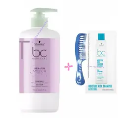 SCHWARZKOPF - TRATAMIENTO SMOOTH KERATIN BONACURE 750ML ANTIFRIZZ