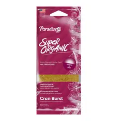 PARADISE AIR - Ambientador Super Organic Cranberry x1 Und