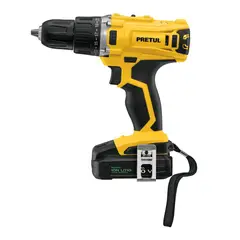 PRETUL - Taladro percutor inalámbrico 1/2" 20 V,