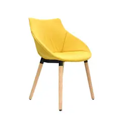GENERICO - Poltrona Cotone Patas En Madera
