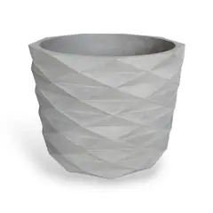 DE CONCRETO MATERAS Y DISEÑO - Matera Carlota de Cemento 15x19 cm Gris