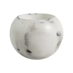 DE CONCRETO MATERAS Y DISEÑO - Matera Luna Mini de Cemento 7x5.5 cm Marmól Negro