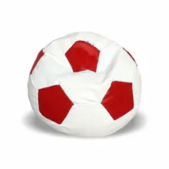 ESTILO RELAX - Silla Puff Balon Cuerotex Talla M - Rojo.