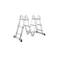 KACHETOOLS - ESCALERA MULTIUSO ALUMINIO 4X3 12 PELDAÑOS KACHE TOOLS