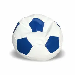 ESTILO RELAX - Silla Puff Balon Cuerotex Talla M - Azul.