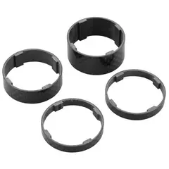PRO - Espaciadores Carbono Tenedor 1 1/8 Bicicleta Set 4 Pzas