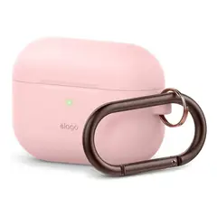 ELAGO - Estuche Compatible Airpods Pro De Silicona Con Arnés Rosado