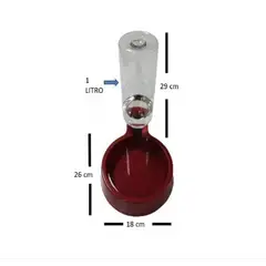 HALLY PET - Bebedero Dosificador De Agua Botella Perro y Gato Gris.