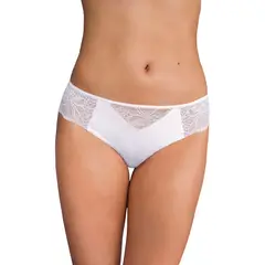 LEONISA - Panty estilo tanga brasilera con laterales y encaje