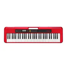 CASIO - Teclado Organeta CT-S200 ROJO CON ADAPTADOR