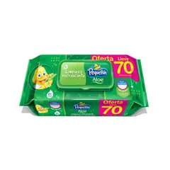PEQUEÑIN - Oferta Toallitas Humedas Aloe Pague 50 Lleve 70