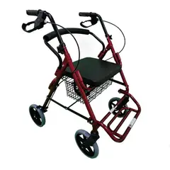 TME - Caminador de 4 ruedas con asiento y descansa pies TME-LHB_.