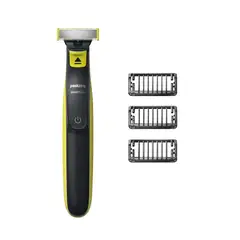 PHILIPS - Afeitadora OneBlade con 3 Peines Guía para Rostro