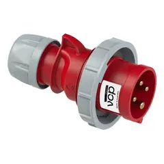 VCP - Clavija 440v Roja 3p+t 32amp Cla32/0242, Tierra 6 H, Ip67