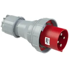 VCP - Clavija 440v Roja 3p+t 125amp Cla125/044, Tierra 6 H, Ip67