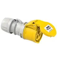 VCP - Toma Aerea 110v Amarillo 2p+t 32amp Tar32/223, Tierra 4 H, I