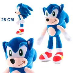 MULTIPLACE COLOMBIA - Sonic en peluche antialergico mediano 28 cm