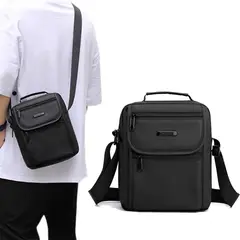 MULTIPLACE COLOMBIA - Bolso manos libres para caballero de cruzar impermeable