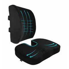 GENERICO - Cojin Lumbar y Cojin Ortopedico Coxis Home office