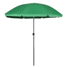 GENERICO - Parasol Gigante Sombrilla 3mts Poste Galvanizado Playa VERDE
