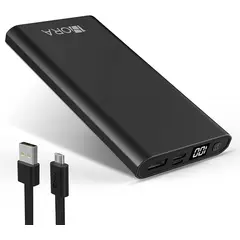 1HORA - Power Bank 10000mAh Salida USB y Tipo C GAR130