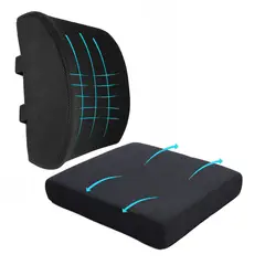 GENERICO - Cojin Lumbar y Cojin Silla para Home office
