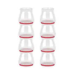 ENERGY PLUS - Set x8 Protectores en silicona para patas de sillas o muebles