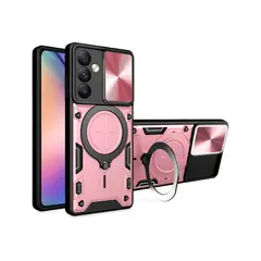 GENERICO - Estuche Proteccion Camara Soporte Compatible con Samsung A14 Rosa
