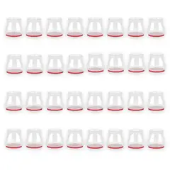 ENERGY PLUS - Set x32 Protectores en silicona para patas de sillas o muebles