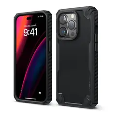 ELAGO - Estuche Compatible iPhone 14 Pro Armor Negro