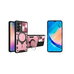 GENERICO - Estuche Prot Camara Soporte Compatible con Samsung A14 Rosa eHidrogel