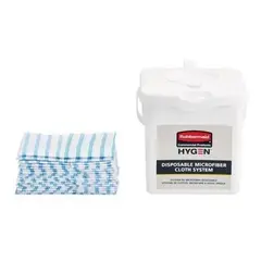 RUBBERMAID COMMERCIAL - Paños De Microfibra X600 Desechable Rubbermaid Hygen