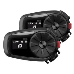 SENA BLUETOOTH - Intercomunicador para Moto Sena 5S Audio HD Dual Pack