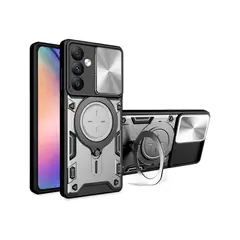 GENERICO - Estuche Proteccion Camara Soporte Compatible con Samsung A34 Gris