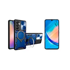 GENERICO - Estuche Prot Camara Soporte Compatible con Samsung A34 Azul ehidrogel