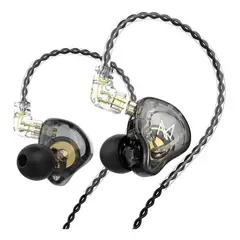 GENERICO - Audífonos Trn Mt1 Monitores In Ear negros SIN MICROFONO kz Edx-edx Pro