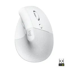 LOGITECH - Mouse Ergonómico Avanzado Lift Vertical Blanco