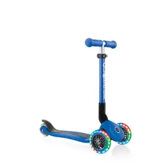 GLOBBER - PATINETA JUNIOR LUCES LED AZUL MARINO