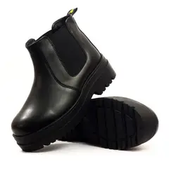 VILLABONR - Botín Cuero VSH-5004 Negro